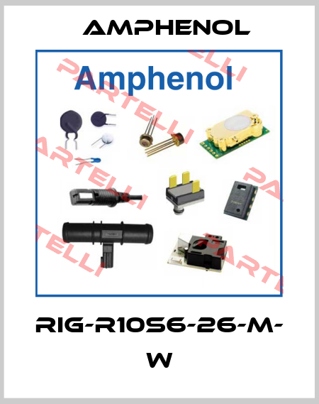 RIG-R10S6-26-M- W Amphenol