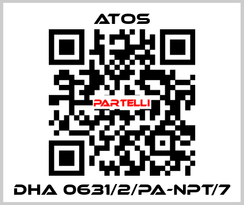 DHA 0631/2/PA-NPT/7 Atos