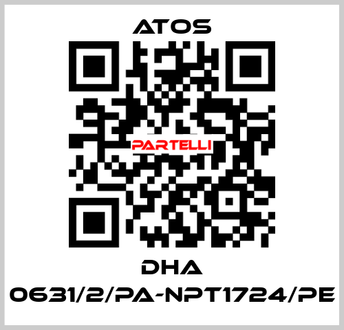 DHA 0631/2/PA-NPT1724/PE Atos