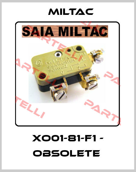 XO01-81-F1 - OBSOLETE  Miltac