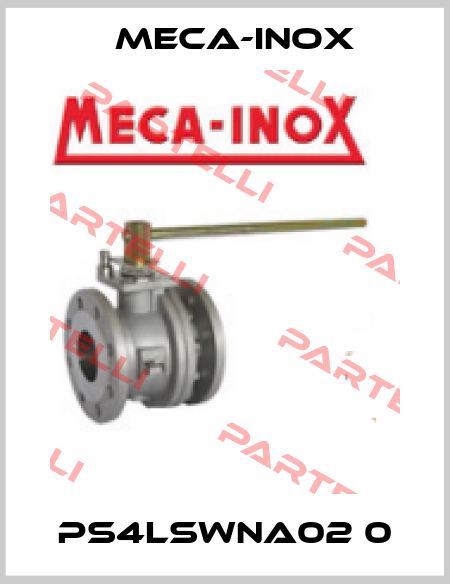 PS4LSWNA02 0 Meca-Inox