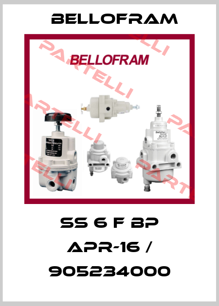 SS 6 F BP APR-16 / 905234000 Bellofram