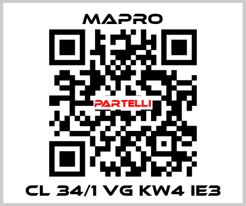 CL 34/1 VG kW4 IE3 Mapro