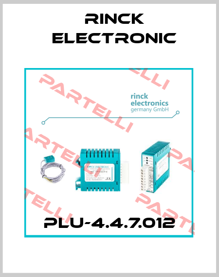 PLU-4.4.7.012 Rinck Electronic