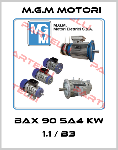 BAX 90 SA4 kw 1.1 / B3 M.G.M MOTORI