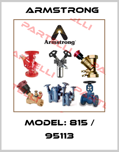 Model: 815 / 95113 Armstrong