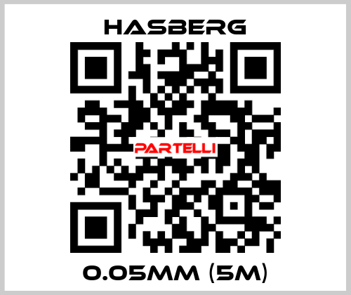 0.05mm (5m) Hasberg