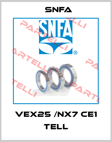 VEX25 /NX7 CE1 TELL SNFA