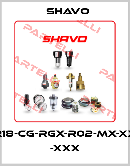 SR18-CG-RGX-R02-MX-XXX -XXX Shavo