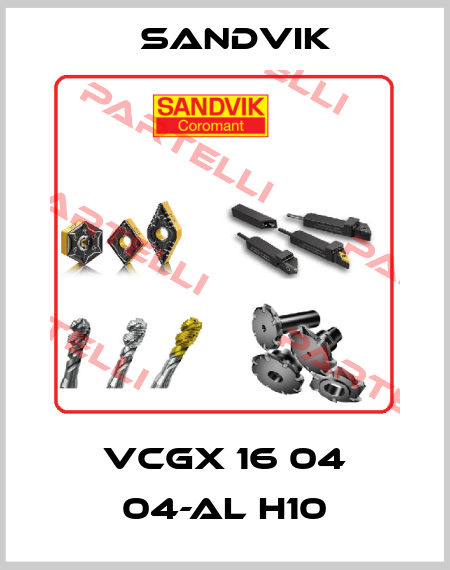 VCGX 16 04 04-AL H10 Sandvik