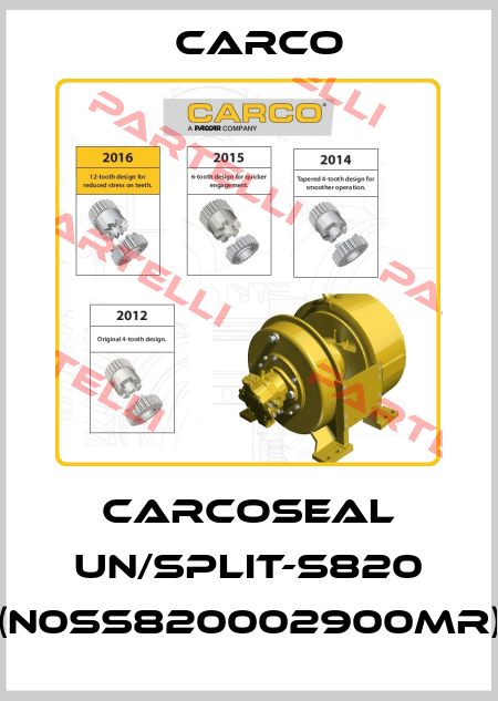 CARCOSEAL UN/SPLIT-S820 (N0SS820002900MR) Carco