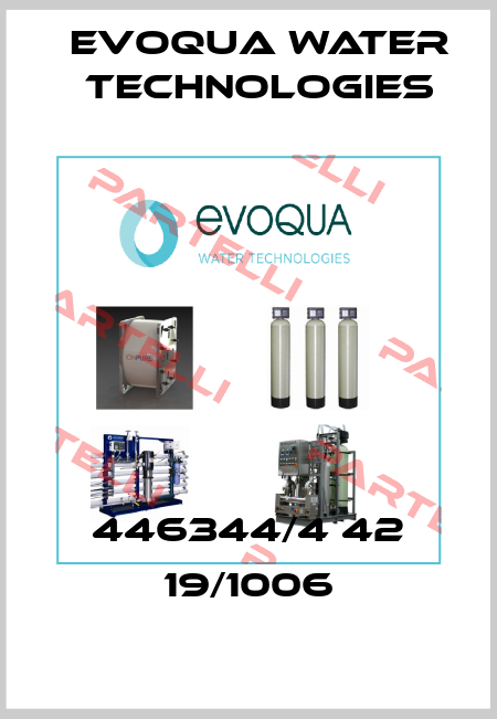 446344/4 42 19/1006 Evoqua Water Technologies