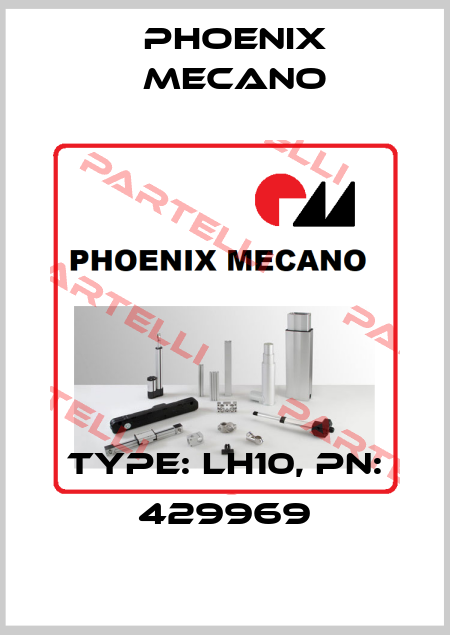 Type: LH10, PN: 429969 Phoenix Mecano