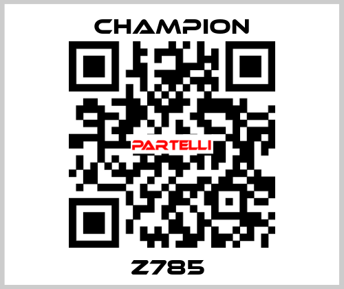 Z785  Champion