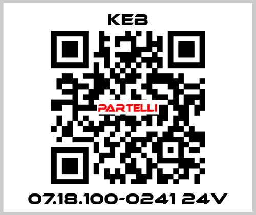 07.18.100-0241 24V KEB