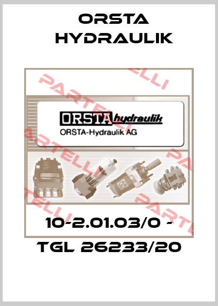 10-2.01.03/0 - TGL 26233/20 Orsta Hydraulik