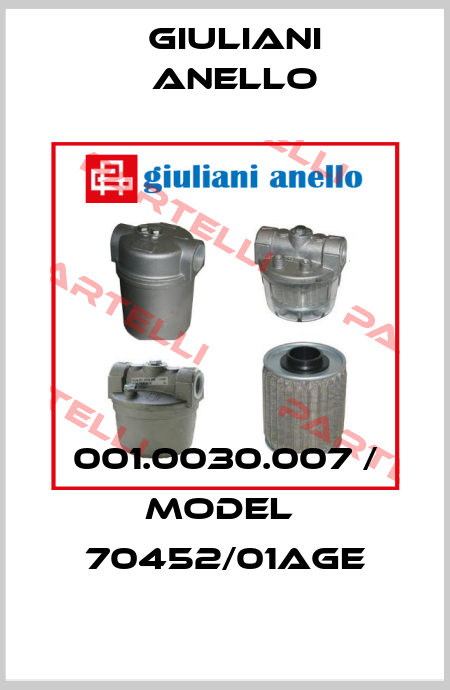 001.0030.007 / Model  70452/01AGE Giuliani Anello
