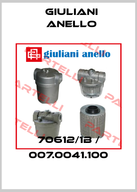 70612/1B / 007.0041.100 Giuliani Anello