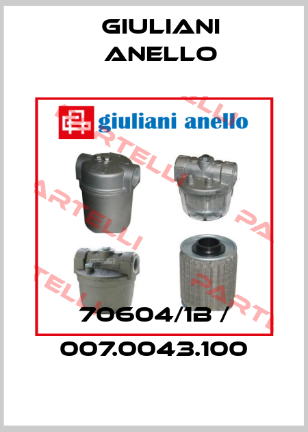70604/1B / 007.0043.100 Giuliani Anello