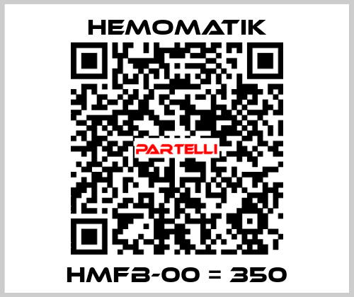 HMFB-00 = 350 Hemomatik