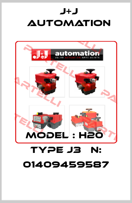 Model : H20  Type J3   N: 01409459587 J+J Automation