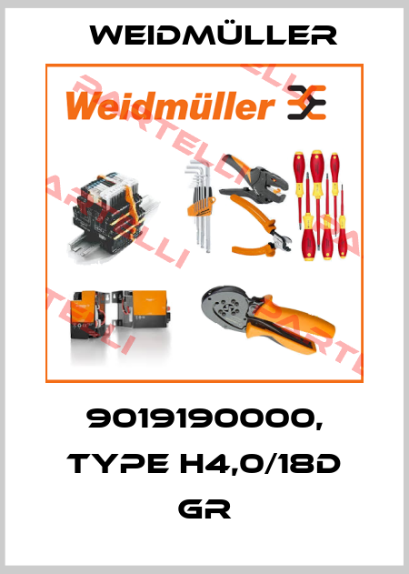 9019190000, type H4,0/18D GR Weidmüller