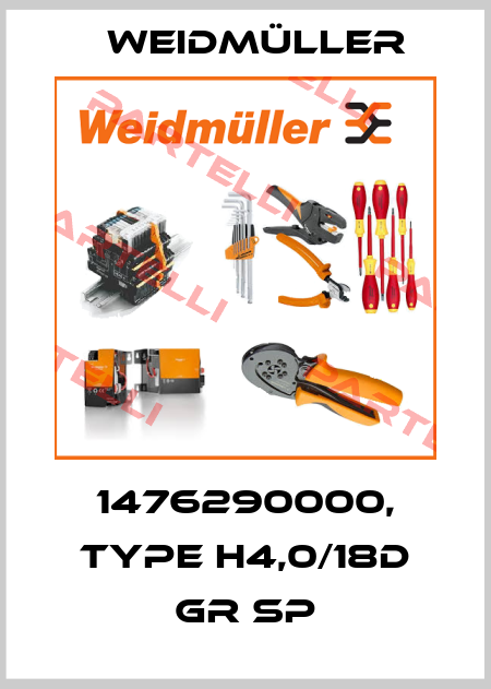 1476290000, type H4,0/18D GR SP Weidmüller