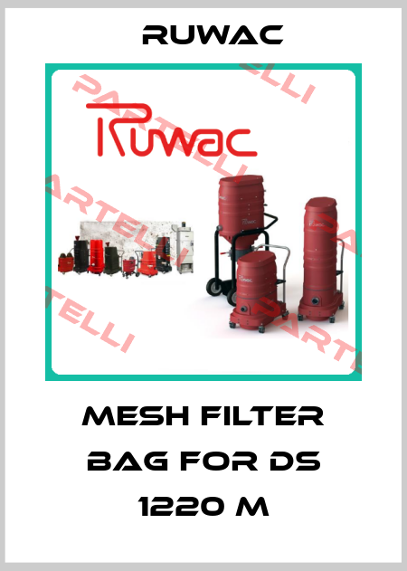 mesh filter bag for DS 1220 M Ruwac