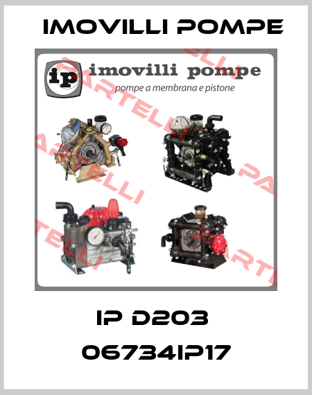 IP D203  06734IP17 Imovilli pompe