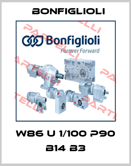 W86 u 1/100 p90 b14 b3 Bonfiglioli