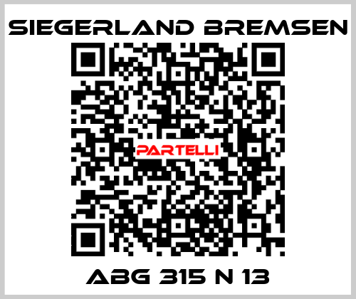 ABG 315 N 13 Siegerland Bremsen