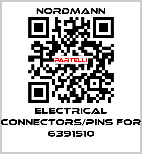 electrical connectors/pins for 6391510 Nordmann