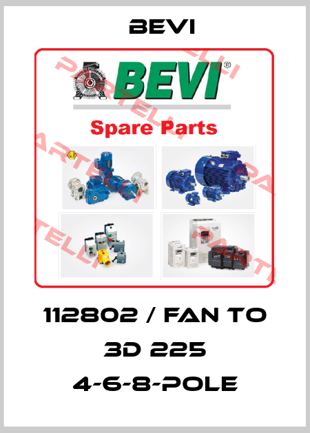 112802 / Fan to 3D 225 4-6-8-pole Bevi