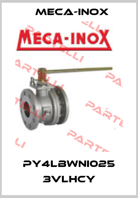 PY4LBWNI025 3VLHCY Meca-Inox