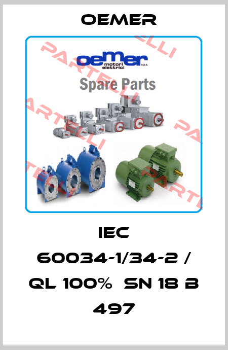 IEC 60034-1/34-2 / QL 100%  sn 18 B 497 Oemer