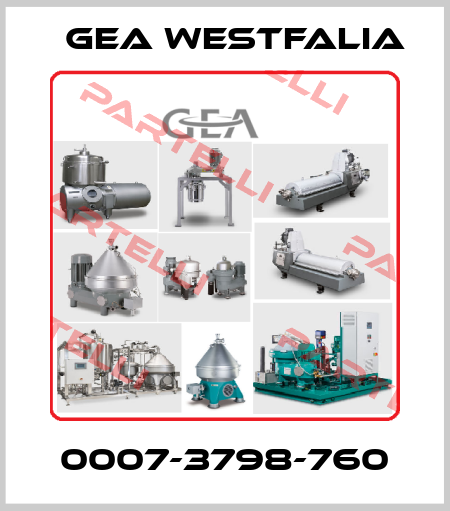 0007-3798-760 Gea Westfalia