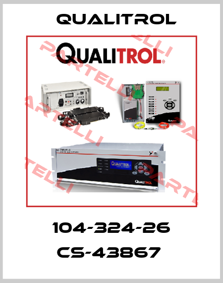 104-324-26 CS-43867  Qualitrol
