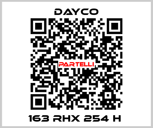 163 RHX 254 H  Dayco