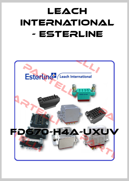 FD670-H4A-UXUV Leach International - Esterline