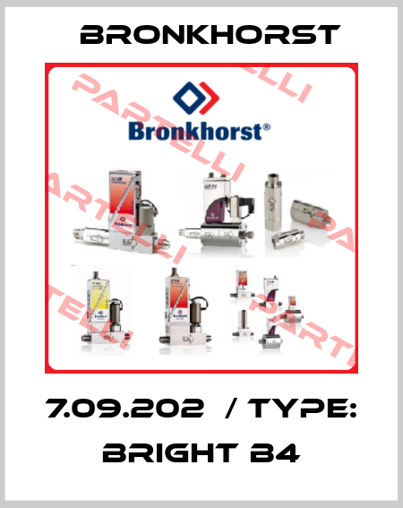 7.09.202  / Type: Bright B4 Bronkhorst