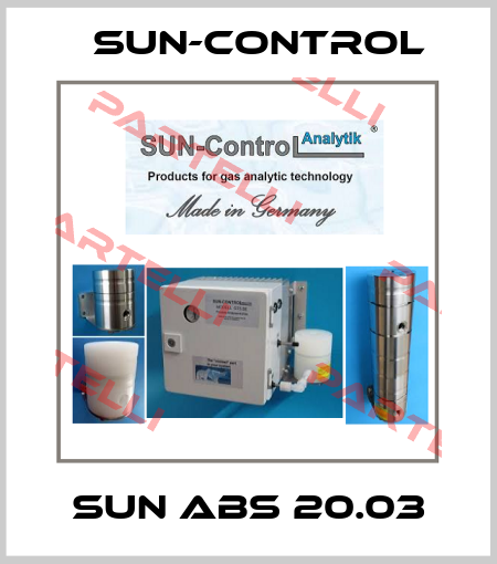 SUN ABS 20.03 SUN-Control