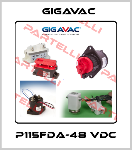 P115FDA-48 VDC Gigavac