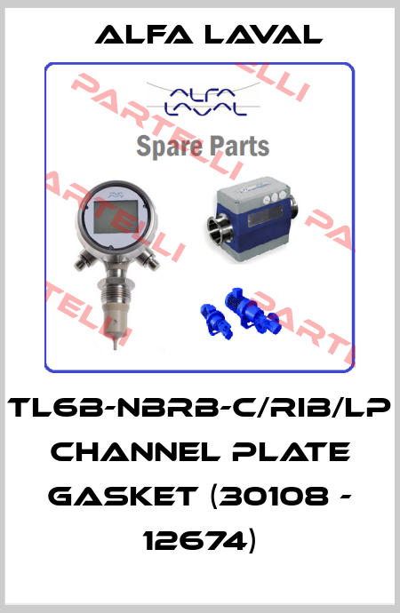 TL6B-NBRB-C/RIB/LP CHANNEL PLATE GASKET (30108 - 12674) Alfa Laval