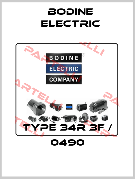 type 34R 3F / 0490 BODINE ELECTRIC