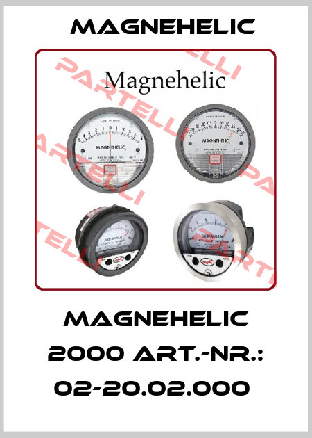 MAGNEHELIC 2000 Art.-Nr.: 02-20.02.000  Magnehelic