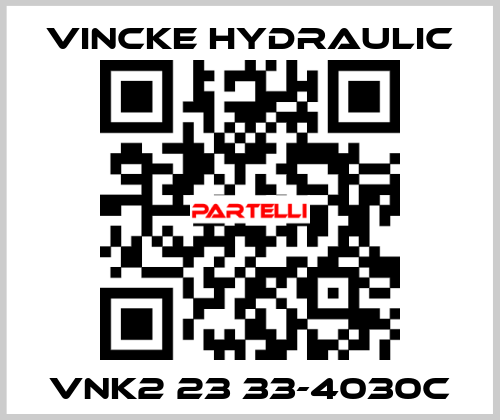 VNK2 23 33-4030C VINCKE HYDRAULIC