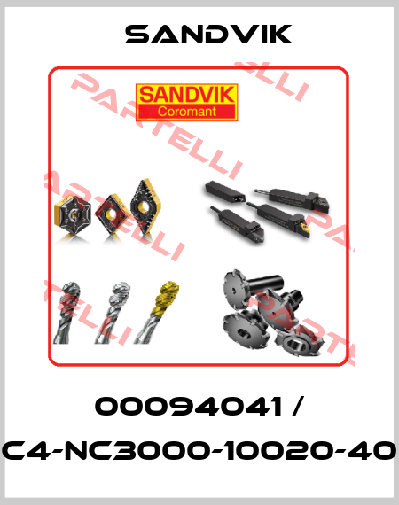 00094041 / C4-NC3000-10020-40 Sandvik