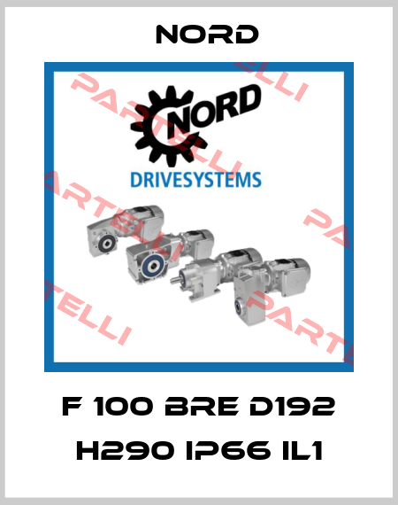 F 100 BRE D192 H290 IP66 IL1 Nord