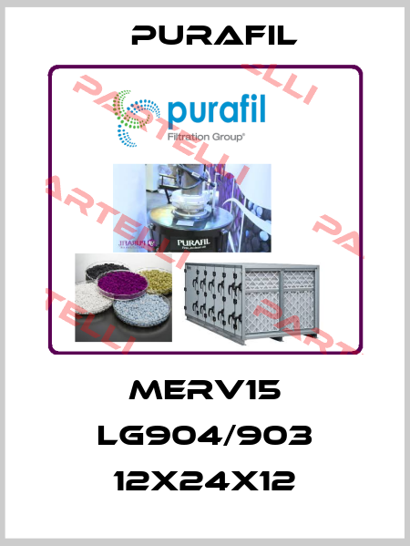 MERV15 LG904/903 12X24X12 Purafil