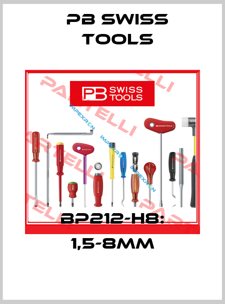 BP212-H8: 1,5-8mm PB Swiss Tools